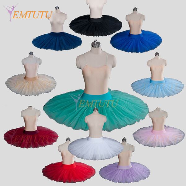 firm tulle professional half ballet tutu professional ballet tutus pancake practice rehearsal platter half tutu skirt