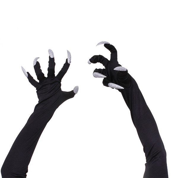 B ESTOYARD Halloween Costume Gloves with Nails Fingernails Gloves Claws