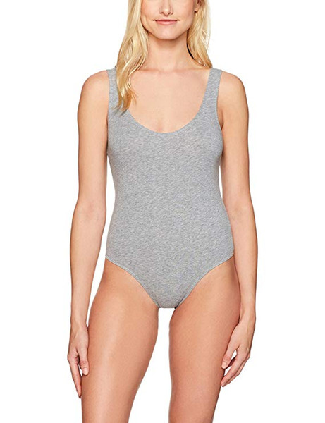 Women's Scoop-Neck Thong Bodysuit Leotards Bodysuit Free Shipping