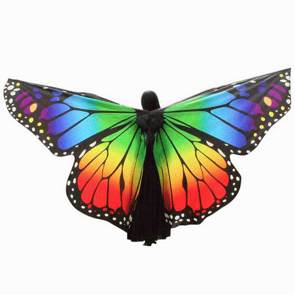 Egypt Belly Wings Butterfly Egypt Dance Costume Accessory Performance Prop Colorful No Sticks Free Shipping