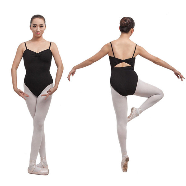 Ballet dancewear, Professional Adult Ballet Dance Cotton Leotard Dancewear Costume Gymnastic Leotards. Free cup.
