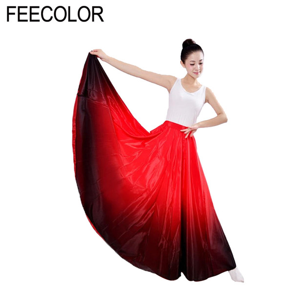 FEECOLOR Flamenco Dance Skirt spanish Dancing performance Costume for women vestido flamenco 360 Degree TF001