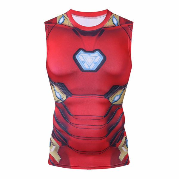 Iron Man 3D Printed T shirts Men Compression Shirt Comics Cosplay Costume Clothing 2018 NEW Summer Tops For Male