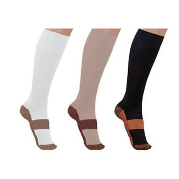Copper Infused Compression Socks 20-30mmHg Graduated Men's Women's S-XXL Unisex Socks