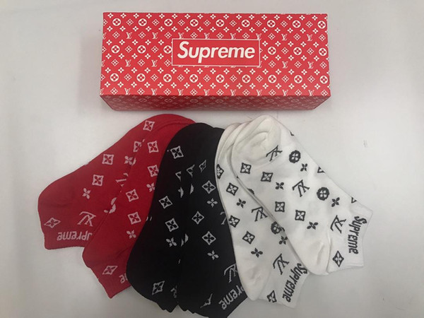 Mens With Women Sock Slippers Antibacterial Deodorant Cotton Fashion Unisex Socks Sport Socks