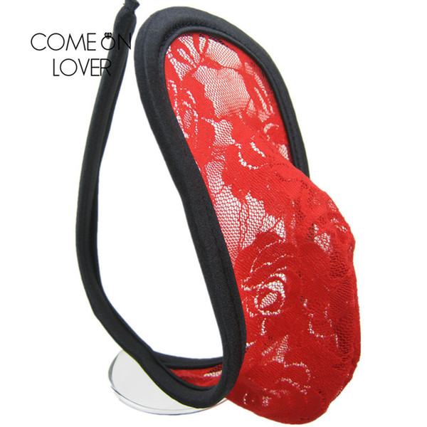 PM9 Comeonlover high quality c-string one size man sexy c-string hot sexy thongs panties lace flower floral Lingerie