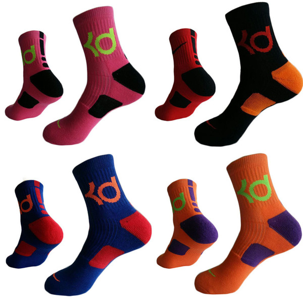 Men Cotton Basketball Socks Comfortable Embroidery Towel socks football socks Breathable