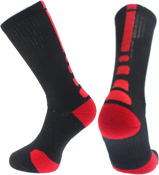 Men's Cushion Sports Socks Compression Basketball Football Athletic Crew Sock