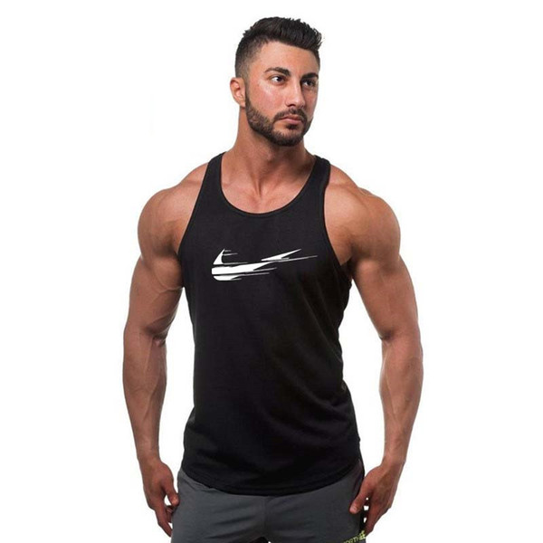 Golds gyms Brand high quality Men Summer gyms Fitness Tank Top fashion mens clothing Loose breathable sleeveless shirts Vest