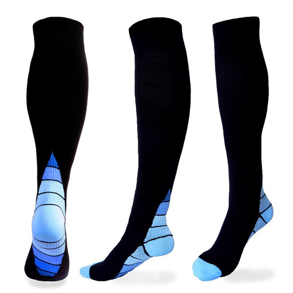 Compression Socks for Men & Women Athletic Running Socks for Nurses Medical Graduated Nursing Travel Running long tube Sports Socks