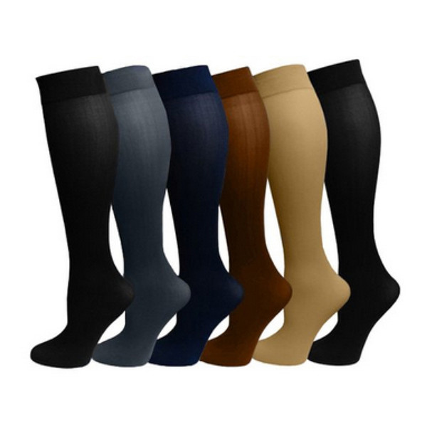 1 Pairs Foot Compression Socks For Men And Women Pressure Varicose Veins Leg Relief Pain Knee High Stockings Calcetines A Gift