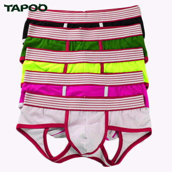 TAPOO Men's Boxers Soft Pants Boxers Summer Casual Comfortable Breathable 5pcs