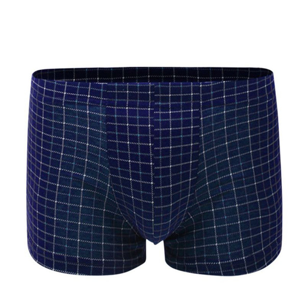 Mens Plaid Underwear Boxers Cotton Comfortable Boxer Men Sexy Boxer Breathable Plus Size Boxers Mens Underwear Summer