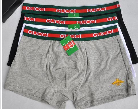 A1w1 New Men Boxer Shorts Sexy Underpants Young Soft Comfortable Fashion Elastic Famous Brand Boxer Underwear For Men 3 pcs