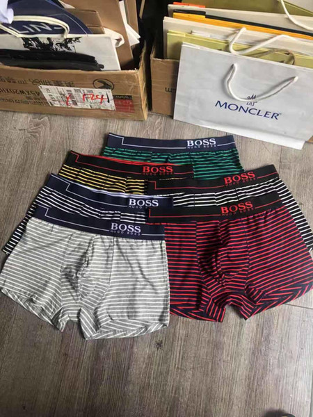 C1 Wholesale high quality underwear shorts for men new fashion luxury brand design medusa underwear for men sexy boxer short