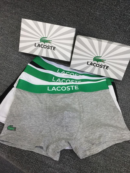 2018 Top Quality Brand Soft Cotton Men Boxers Briefs Sexy Underwear Men Breathable Comfortable Fashion Elastic Boxer Shorts