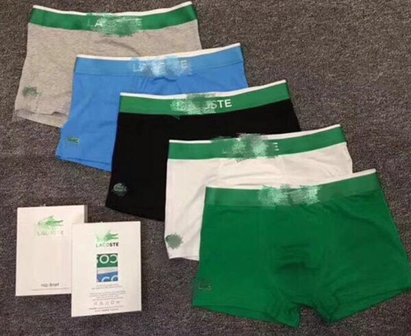 2018 Top Quality Brand Soft Cotton Men Boxers Briefs Sexy Underwear Men Breathable Comfortable Fashion Elastic Boxer Shorts rwe