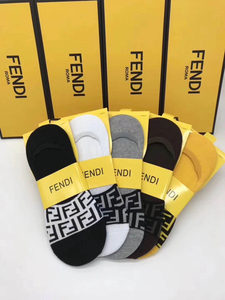With retail Box Famous G Socks stockings for Women Fashion Designer Ladies Antibacterial Cotton Luxury Designer Brand Sport Sock 5pairs