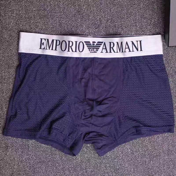 Boxershort mens underwear men cotton underpants male pure men panties shorts underwear boxer shorts cotton solid cuecas Luxry Design