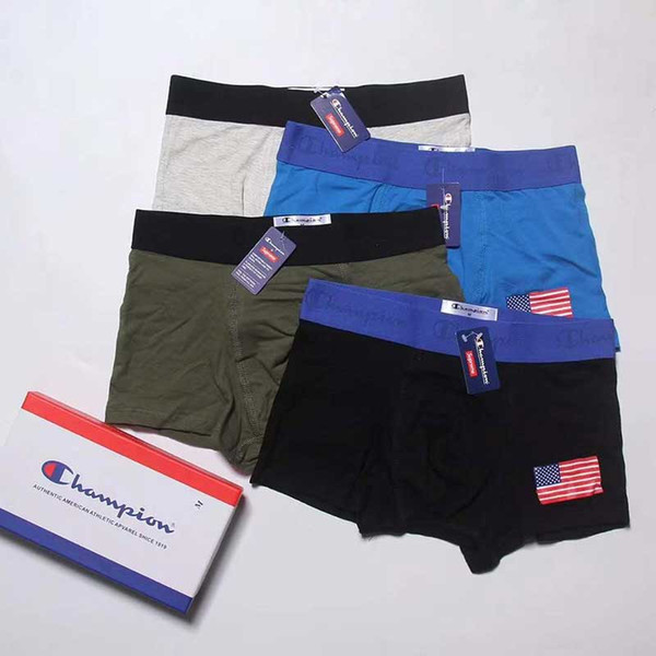 4Pcs Lot Comfortable Mens Underwear Boxers Cotton Boxer Men Trunks Breathable Underwear Men Cheap Boxershorts Men Underpants