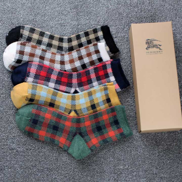 3-5 Pairs/Lot Rubchinskiy Socks Fashion Sports Sockings Street Skateboard Letter Print Socks Spring Summer Football Tube Socks