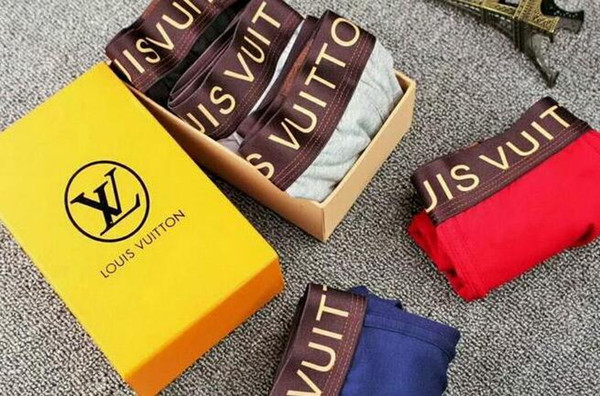 Cotton Luxury Men Underwear Boxers Brief Soft Comfortable Underpants Colors Breathable funny boxer underwear For Men Fashion Boxers
