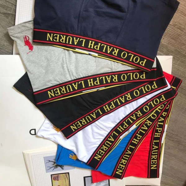 2019 Luxury Pure Color Sexy Mens underwear Boxers For Man Underwear Cueca Boxer Interior Hombre Vintage Mens Boxer Shorts underpants