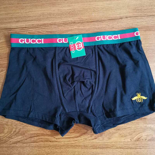 2019 Panties Mens 5Pcs\lot Underwear Organic Natural Cotton Boxers Men Sexy Boxers Ventilate Male Boxers Underpants Luxry Design
