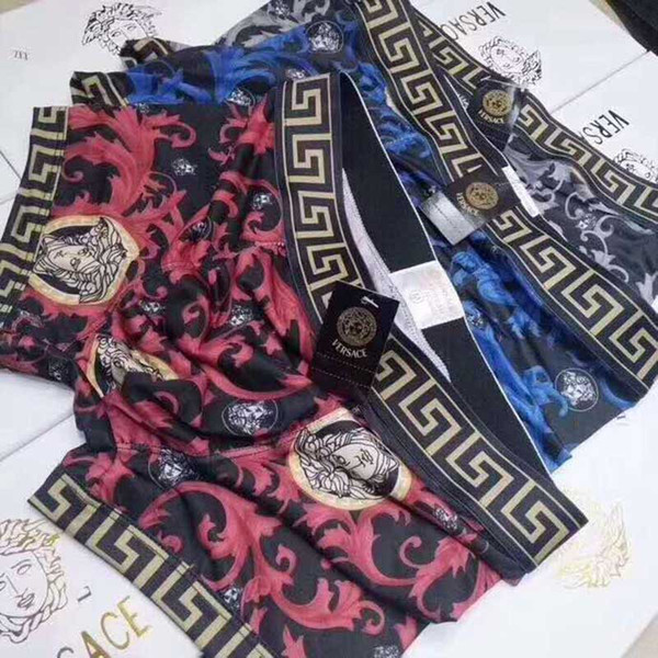 Italy Designer Brand men Underwear boxer Sexy cotton Cuecas Boxers Mens boxer shorts Gay Underwear Man male boy underpants slip