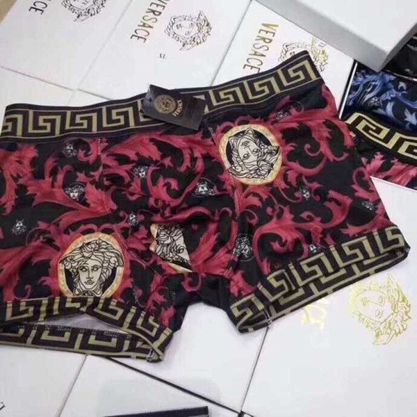 Underwear Male Mens Underwear Boxers Homme Boxer Men Cotton Boxershorts Men Boxer Shorts Cueca Underpants Man Luxry Design Boxers
