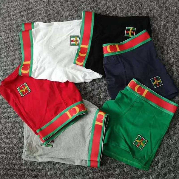 6pcs/Lot Cotton Boxer Men Breathable Men Underwear Soft Boxer Homme Silver Edge Boxershorts Men Boxers Hot Underpants Mixed Colors