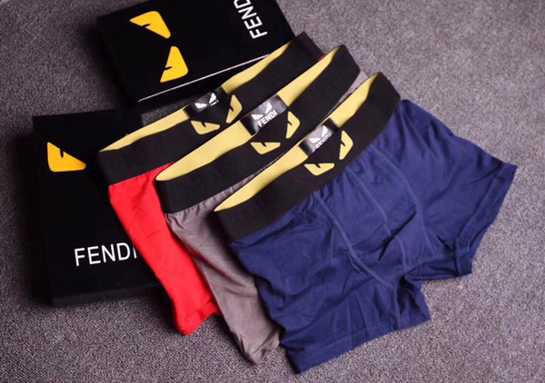 2019 Mens Boxer men Underpants Brief For Man UnderPanties Sexy Underwear Mens Boxers Cotton Underwears Shorts Fish Pattern Male Boxer Shorts