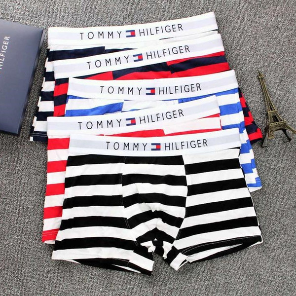 2019 3pcs lot Mens Boxers Cotton Colour Man Underwears red Hero Male Shorts Underpant Fashion Sexy Classic Cueca Panties Brand