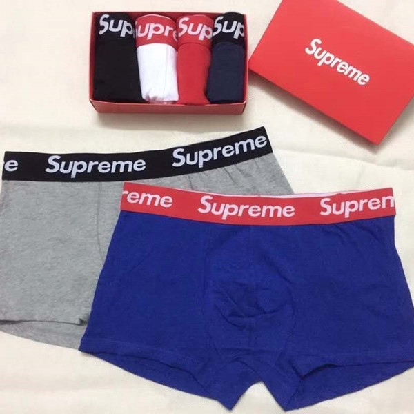 100% Famous Designer Boxer Mens Underwear Boxers Brief Short For Man Luxury Sexy Underwear Casual Men Breathable Male Gay Boxer Brief Shorts