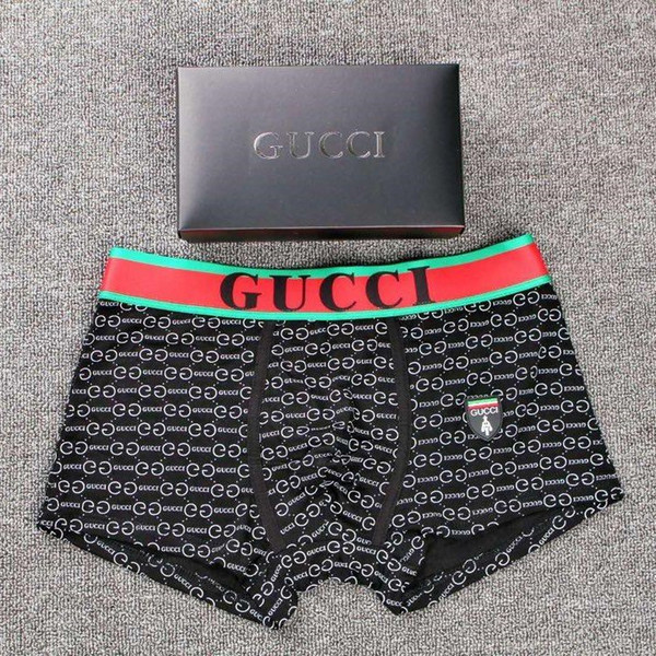 2019 New Fashion Mens Designer Boxer Brand Underpants Letter Boxer Casual Solid Color Underwear Trend Breathable Underwears Mens