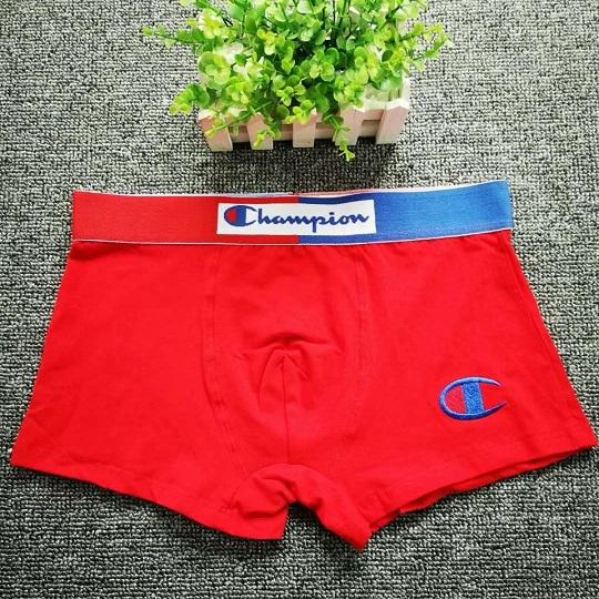Hole Boxer Sports Letters Print Brand Underpants Pure Cotton Man Sexy Underwear Mani Male Straight Angle Underpants Mens Briefs Pouch