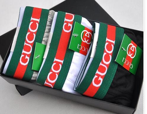 Mens Sexy Short Soft Breathable Underwear Black White Cotton Comfortable Boxer Men Luxury LOGO 6 pcs Boxers Men Underwears