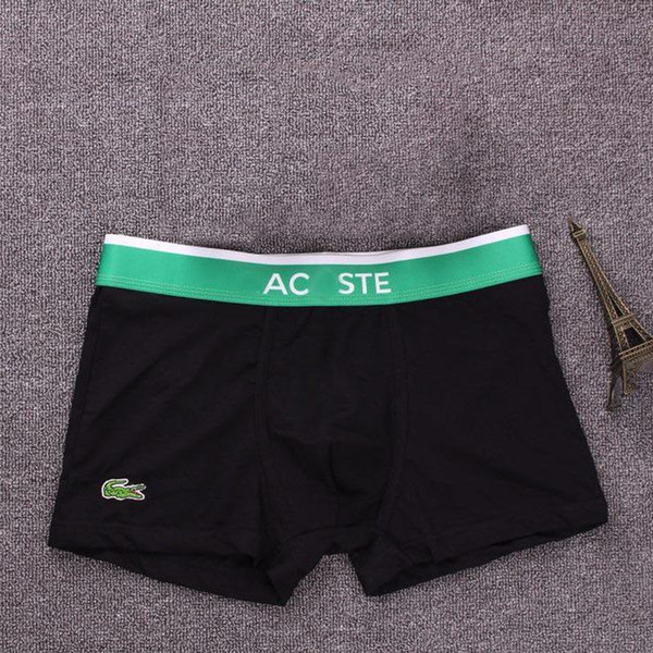 Mens Brand Designer Fashion Men Underpants Brands Boxer with Letter Animal Print Appliques Cool Men Breathable Underwear 5 Colors