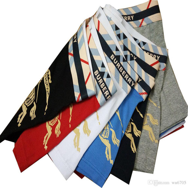 Best Sell Fashion Brand Underwear Men Lovely Letter Print Man Boxers Homme Comfortable Underpants Soft Breathable Male Panties Boxers Man