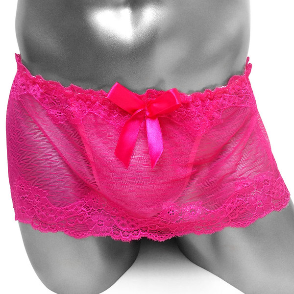 Sissy Panties Pouch Skirted Panties Sexy Lingerie Bikini Mens Thong G-String Underwear with Bulge Pouch Male Panties Underpants