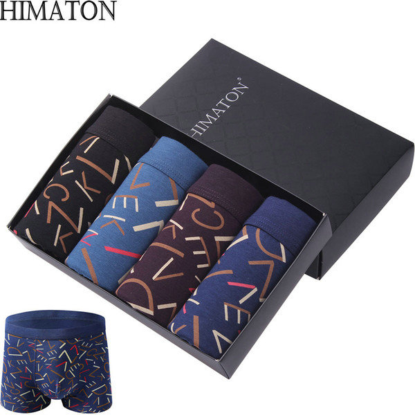 Factory Sales Boxers Man Underwear Cotton Printed Men's Boxers Shorts Underwear Set Cueca Boxer Shorts 10pcs Male Panties Boxers Plus Size