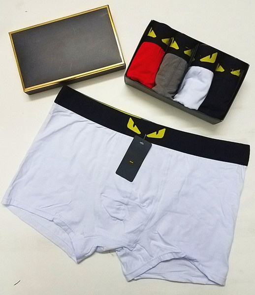 19ss Designer Brand Mens Boxers Fashion Sexy Designer Boxers Short Male Cueca Male Boxers Underpants 5Pcs.