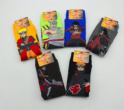 3D Cute Japan Anime Naruto Socks Uzumaki Naruto Print Cotton cosplay Socks Accessories cartoon ninja sock