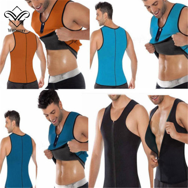 Slimming Belt Belly Sheath Body Shaper Men Sweat Corset Neoprene Waist Trainer Vest Cincher Waist Training Corsets Sport Plus Size Shaper