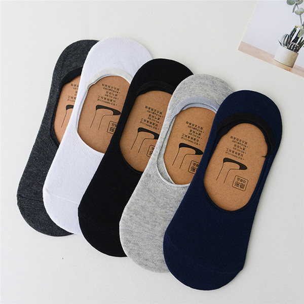 1 Pairs Men Casual Dunk Low Cut No Show Socks Loafer Socks Women Non-Slip New Fashion Cotton Invisible