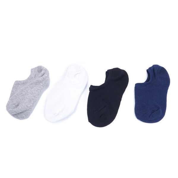 Spring summer men cotton ankle Socks for men's business casual solid colors short socks male sock slippers 1 Pair