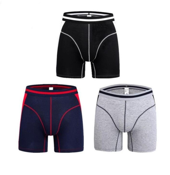 New Men Underwear Boxers Long Men Boxer Homme Slip Panties Calzoncillos Men's Underpants Hombre Boxershorts 4 Colors M-3XL