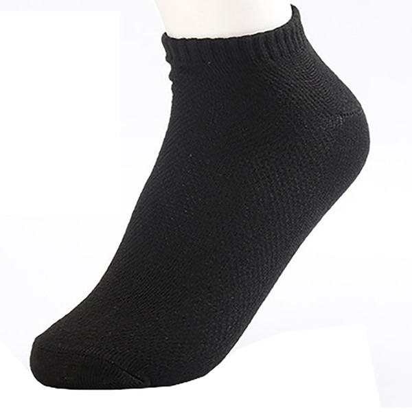 PLOFR12 men cotton Casual Mesh Summer Breathable short socks 4 colors