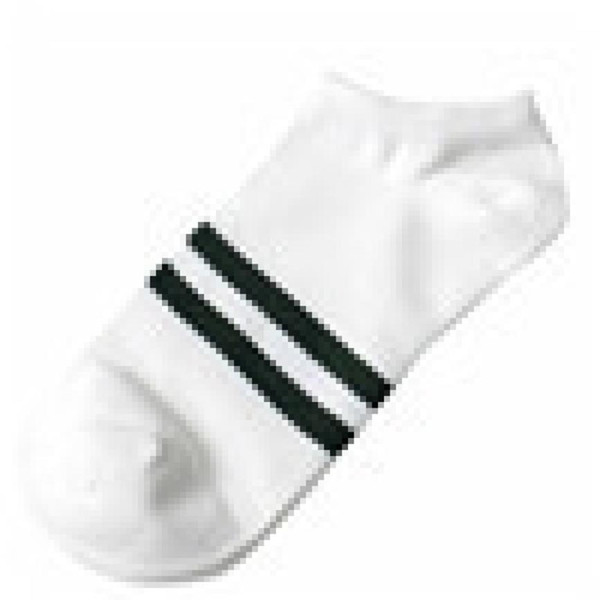 #5 1Pair Unisex Comfortable Stripe Cotton Sock Slippers Short Ankle Socks