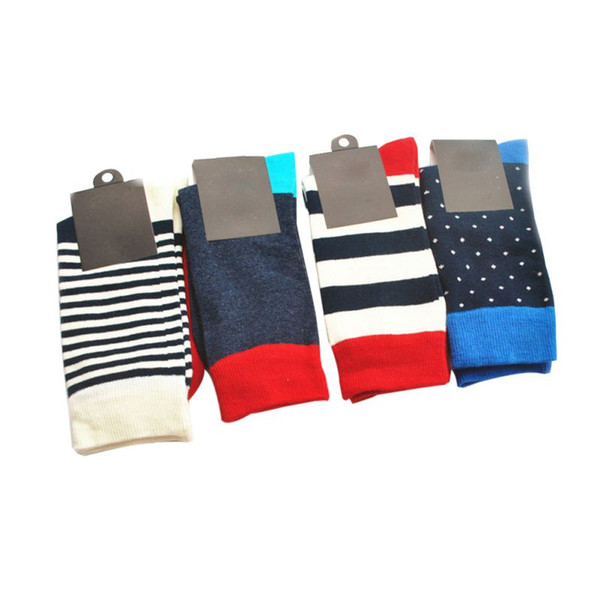 korean fashion comfortable fringe combed cotton men happy socks causal college style